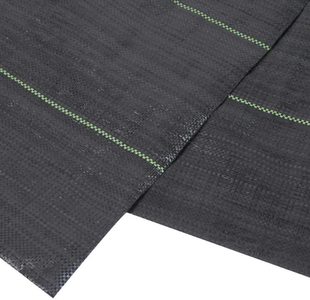 3.2 oz. 5 ft. x 10 ft. Premium Underlayment Fabric Weed Barrier for Vegetable Garden Landscape