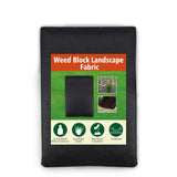 3.2 oz. 5 ft. x 10 ft. Premium Underlayment Fabric Weed Barrier for Vegetable Garden Landscape