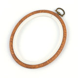Rubber Imitate Wood Hoop Circle Embroidery Circle Round Bamboo Diy Art Craft Cross Stith Sewing Need work Tools Flower Wreath