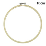Rubber Imitate Wood Hoop Circle Embroidery Circle Round Bamboo Diy Art Craft Cross Stith Sewing Need work Tools Flower Wreath