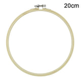 Rubber Imitate Wood Hoop Circle Embroidery Circle Round Bamboo Diy Art Craft Cross Stith Sewing Need work Tools Flower Wreath