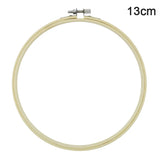 Rubber Imitate Wood Hoop Circle Embroidery Circle Round Bamboo Diy Art Craft Cross Stith Sewing Need work Tools Flower Wreath