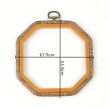 Rubber Imitate Wood Hoop Circle Embroidery Circle Round Bamboo Diy Art Craft Cross Stith Sewing Need work Tools Flower Wreath