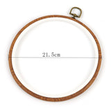 Rubber Imitate Wood Hoop Circle Embroidery Circle Round Bamboo Diy Art Craft Cross Stith Sewing Need work Tools Flower Wreath