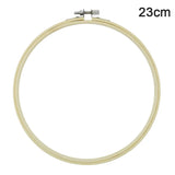 Rubber Imitate Wood Hoop Circle Embroidery Circle Round Bamboo Diy Art Craft Cross Stith Sewing Need work Tools Flower Wreath