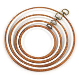 Rubber Imitate Wood Hoop Circle Embroidery Circle Round Bamboo Diy Art Craft Cross Stith Sewing Need work Tools Flower Wreath