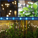 Solar Garden Lights - Upgraded Solar Swaying Light, Sway by Wind, Solar Outdoor Lights, Yard Patio Pathway Decoration