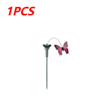 Solar Powered Flying Wobble Solar Flying Bird Butterfly Artificial Fake Hummingbird Dancing Fluttering Butterflies Garden Decor