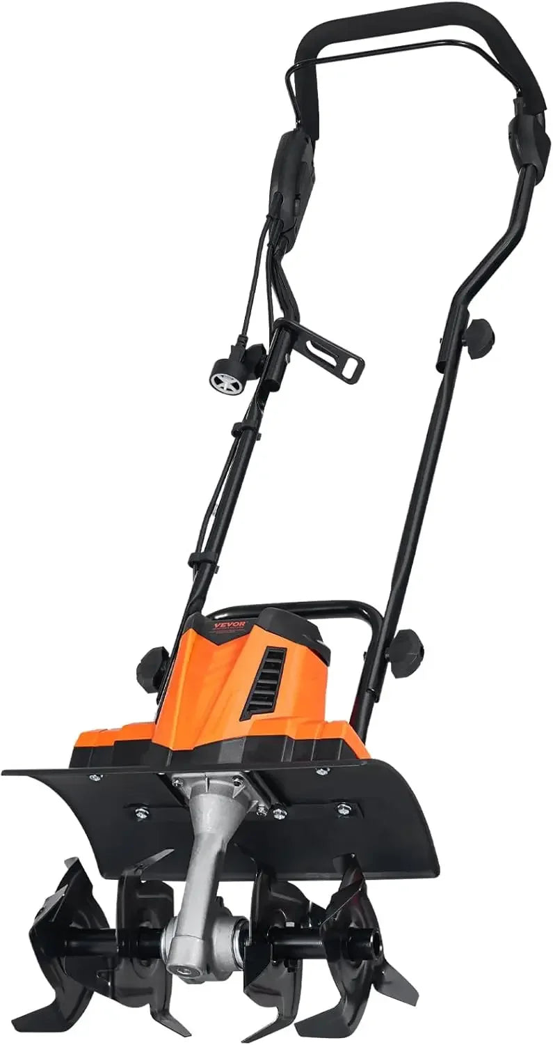 10 Amp Electric Tiller,14" Tilling Width 3.94" Tilling Depth Corded Electric Tiller/Cultivator,for Garden Lawn Soil Digging