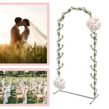 Stable Wedding Arch Metal Backdrop Stand Balloon Flower Stand, Easy To Disassemble,For Wedding,Birthday Party,Garden Decoration