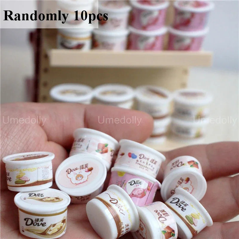 1/6 Scale Miniature Dollhouse Supermarket Store Food Mini Snacks Drinks for Doll Blyth BJD Accessories Toy
