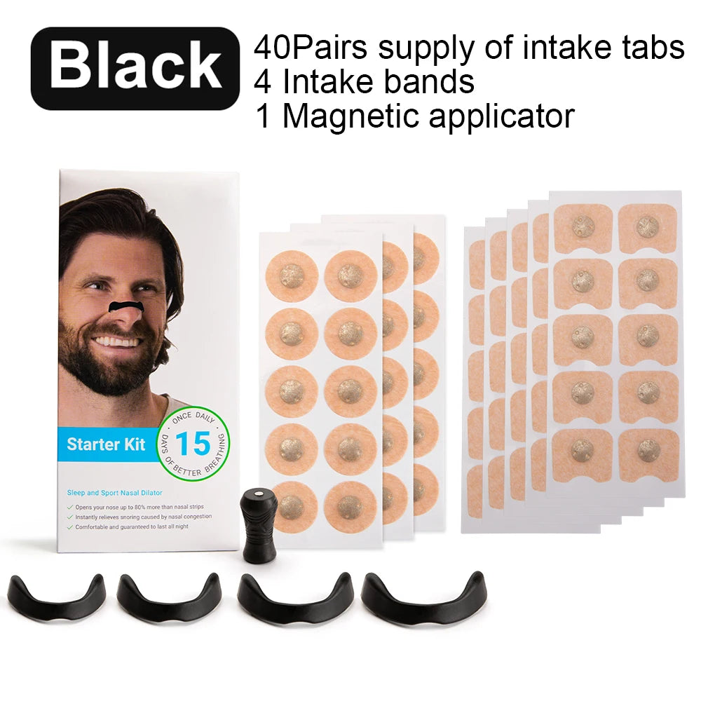 Sport Nasal Dilator Sleep Nasal Breathing Dilators Starter Kit Nose Breathe Strips Magnetic Nasal Strips Reduce Snoring