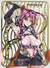 28PC/Set Anime Goddess Story DIY ACG Tsunade Albedo Kurumi Sexy Metal Card Collectible Cards Boys Play Toys Birthday Gifts