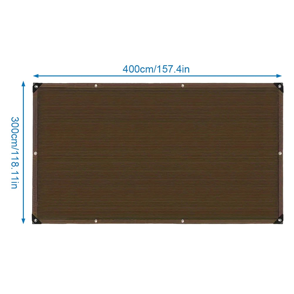 2x3m/3x4m Sunshade Net Rectangle HDPE Shade Trap with Grommets Shade Mesh Shade Canopy for Patio Backyard Lawn Garden
