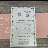 To Learn 15 Stitchings Sewing Teaching Mini Stitching Book Decor Portable Mini Travel Sewing Kit Perfect on-the-go