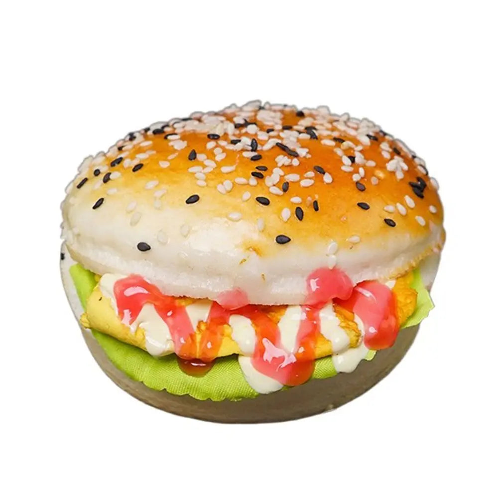 Toy Bakery Scene Model Home Ornament Simulation Kitchen Artificial Food Model Faux Fried Chicken Hamburger Fries Sandwish