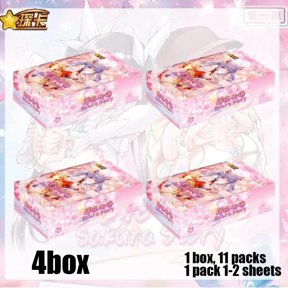 2025 Peach Blossom Dew Nude Waifu Cards Goddess Story Collection Card Swimsuit Bikini Booster Box Habbies Gift