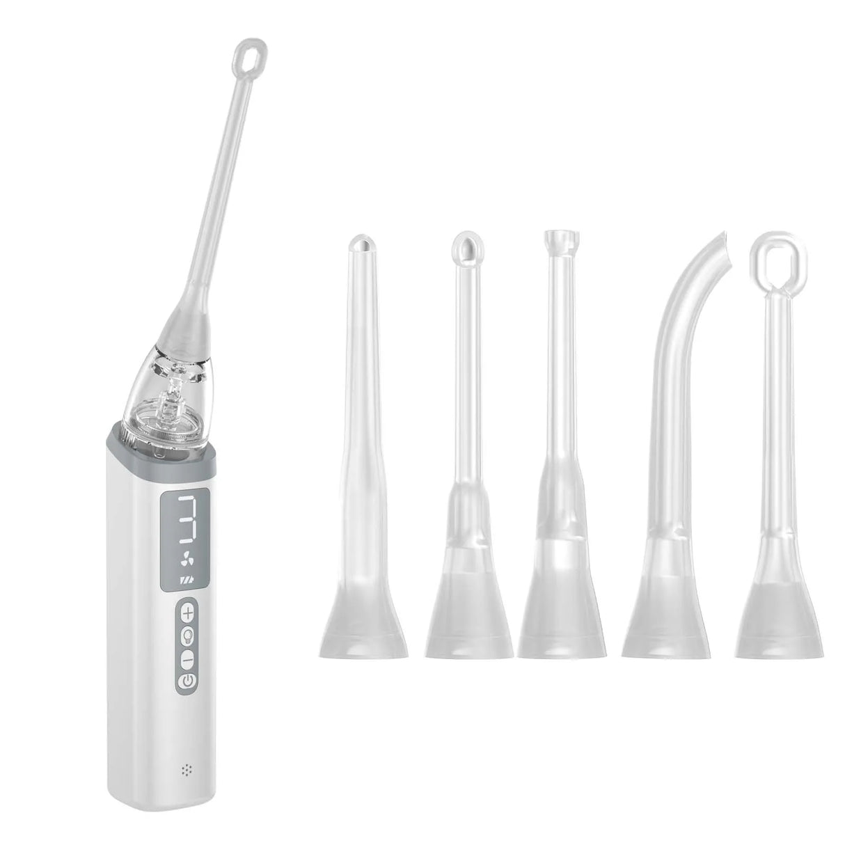 Vacuum Tonsil Stone Remover Tool Built-In LED light  8 Suction Modes Anti Bad Breath Oral Irrigator&Tongue Coating Scraper