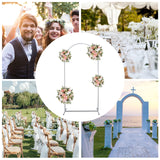 Stable Wedding Arch Metal Backdrop Stand Balloon Flower Stand, Easy To Disassemble,For Wedding,Birthday Party,Garden Decoration
