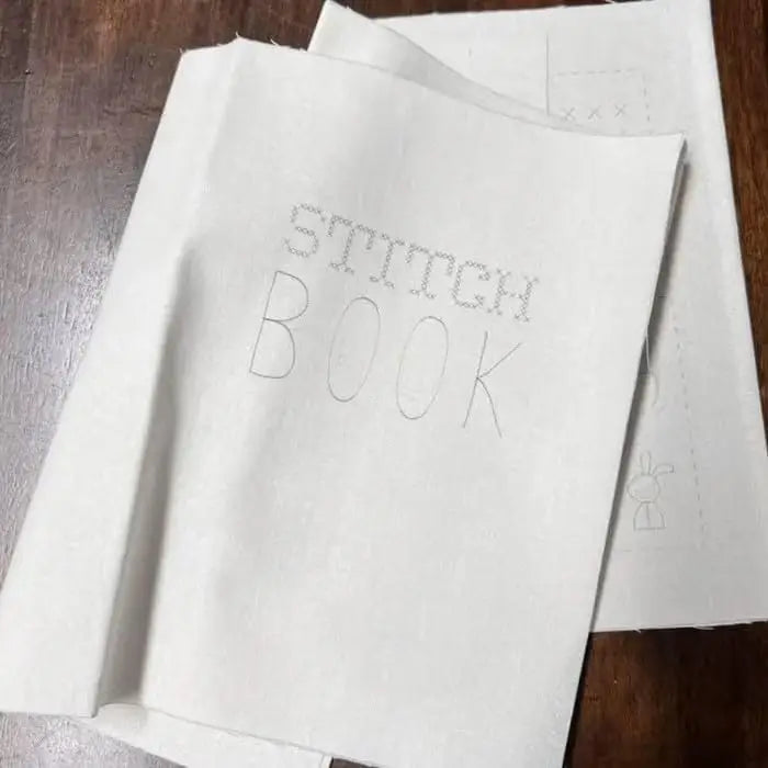 Stitch Book DIY Embroidery Book Creative Sewing Book DIY Linen Decorative Embroidery Book Binder Handmade Home Needlework Book
