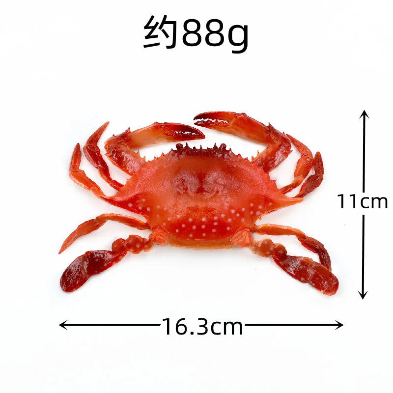 Simulation Crab Fake Food Artificial Seafood Food Model Kitchen Photography Props Restaurant Shop Window Display Home Decor