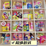 1/6Dollhouse Miniature Food Play Convenience Store Supermarket Mini Snack Cookies Potato Chips Chocolate Sauce Doll Accessories