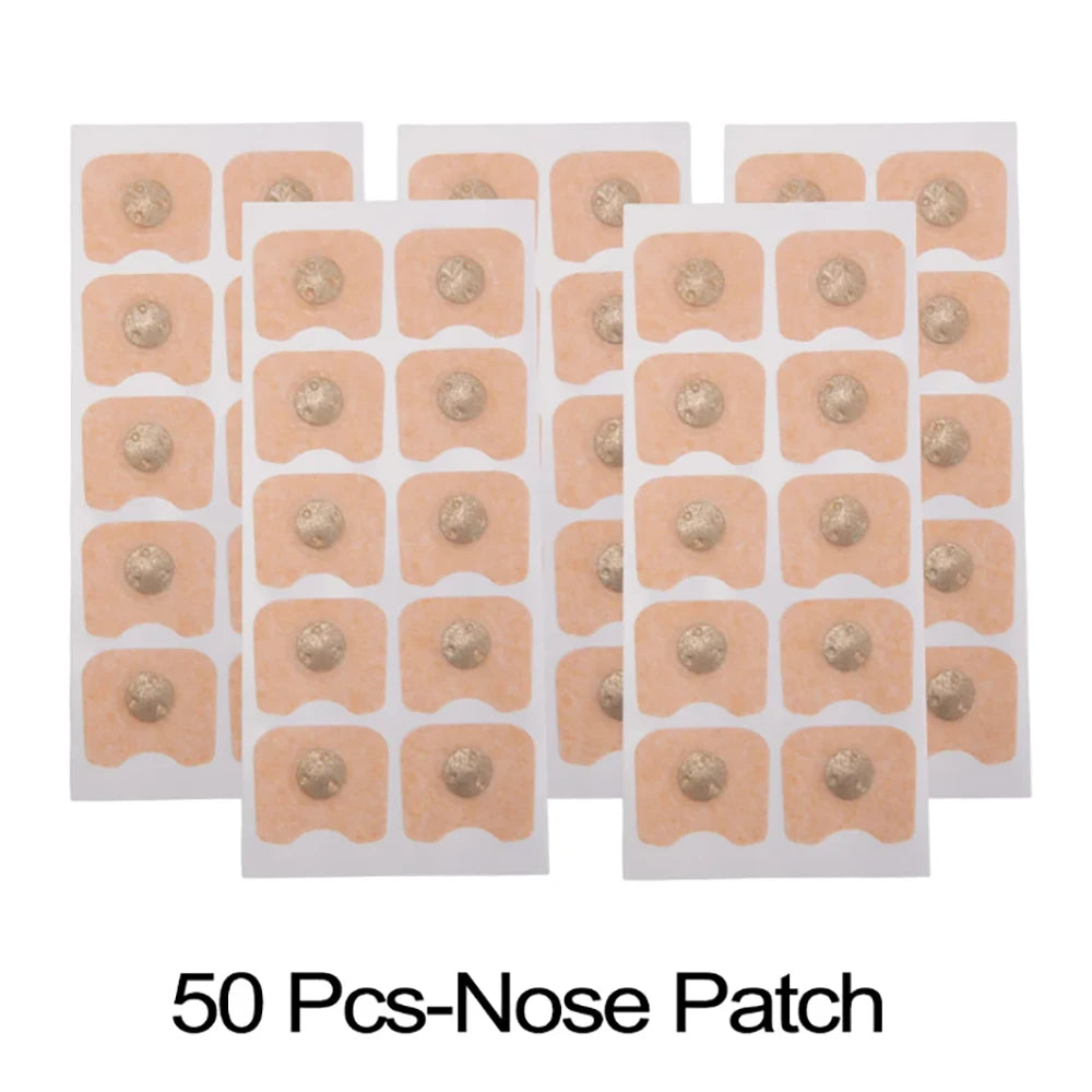 10/100/200 Pcs Nose Patches Magnetic Suction Iron Nasal Strips Increase Air Improve Sleep Quality Reduce Snoring Tools