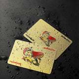 Poker Cards Standard Luxury Gold Foil Poker Board Game Playing Cards Standard Portable For Daily Entertainment Corporate