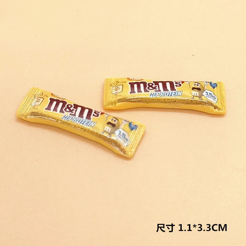 2/6/12PCS Supermarket Dollhouse Miniature food Candy Sack Bag Model Toys for Blyth Doll Accessories