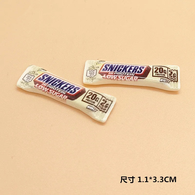 2/6/12PCS Supermarket Dollhouse Miniature food Candy Sack Bag Model Toys for Blyth Doll Accessories