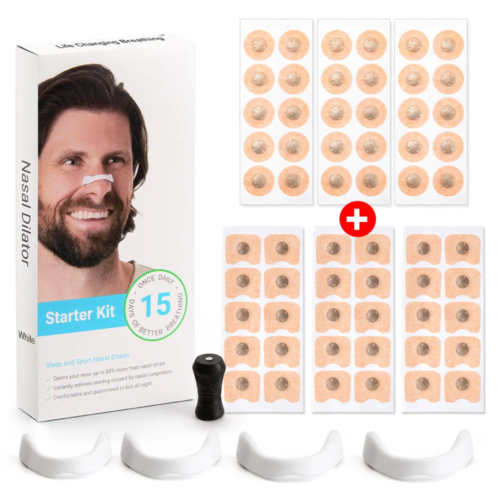 Sport Nasal Dilator Sleep Nose Breathing Anti-Snoring Magnetic Nasal Strips Nasal Strips Breathing Boost Oxygen Intake