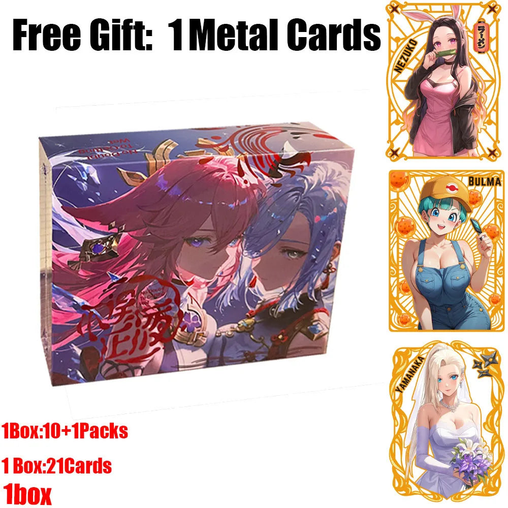 2025 Peach Blossom Dew Nude Waifu Cards Goddess Story Collection Card Swimsuit Bikini Booster Box Habbies Gift