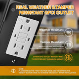 Porch Lights with Outlet, Dusk to Dawn Outdoor Light with Outlet Built-in, Waterproof Anti-Rust Aluminum Outside Light with GFCI