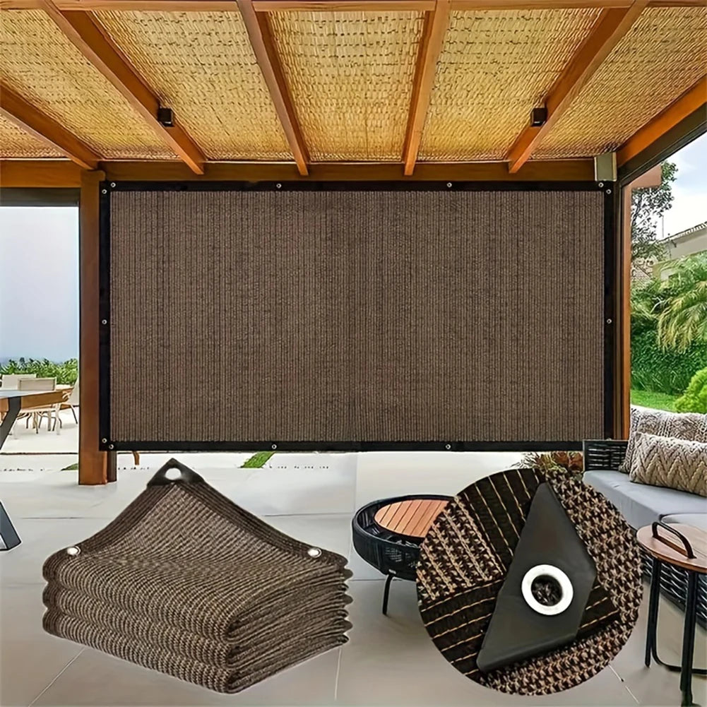 2x3m/3x4m Sunshade Net Rectangle HDPE Shade Trap with Grommets Shade Mesh Shade Canopy for Patio Backyard Lawn Garden