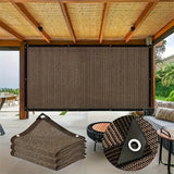 2x3m/3x4m Sunshade Net Rectangle HDPE Shade Trap with Grommets Shade Mesh Shade Canopy for Patio Backyard Lawn Garden