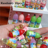 1/6 Scale Miniature Dollhouse Supermarket Store Food Mini Snacks Drinks for Doll Blyth BJD Accessories Toy
