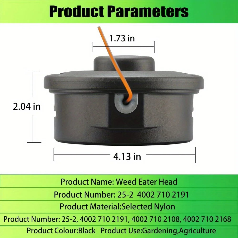 1pc 25 - 2 Trimmer Cam Head for STIHL FS55C/FS55R and More - Universal Mowing Head