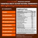 Saw Palmetto Prostate Support Supplement for Urinary Tract Health Hair Growth - Natural Health Food Vitamins & Supplements