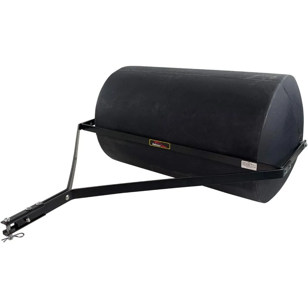 PRT-362BH-A 690 lb. Tow Behind Poly Lawn Roller with Easy Turn Plug, 24 by 36-Inch, Flat Black