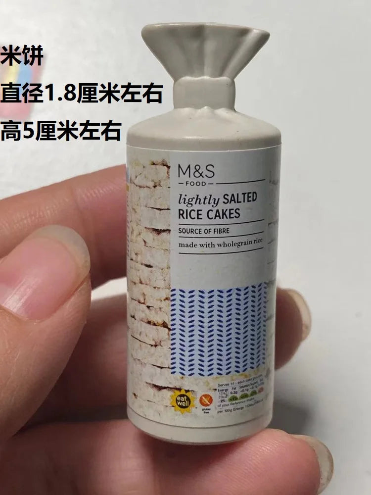 1/6 Scale Miniature Supermarket Fruit Juice Jam Daily Necessities for Doll Food Kitchen Accessories
