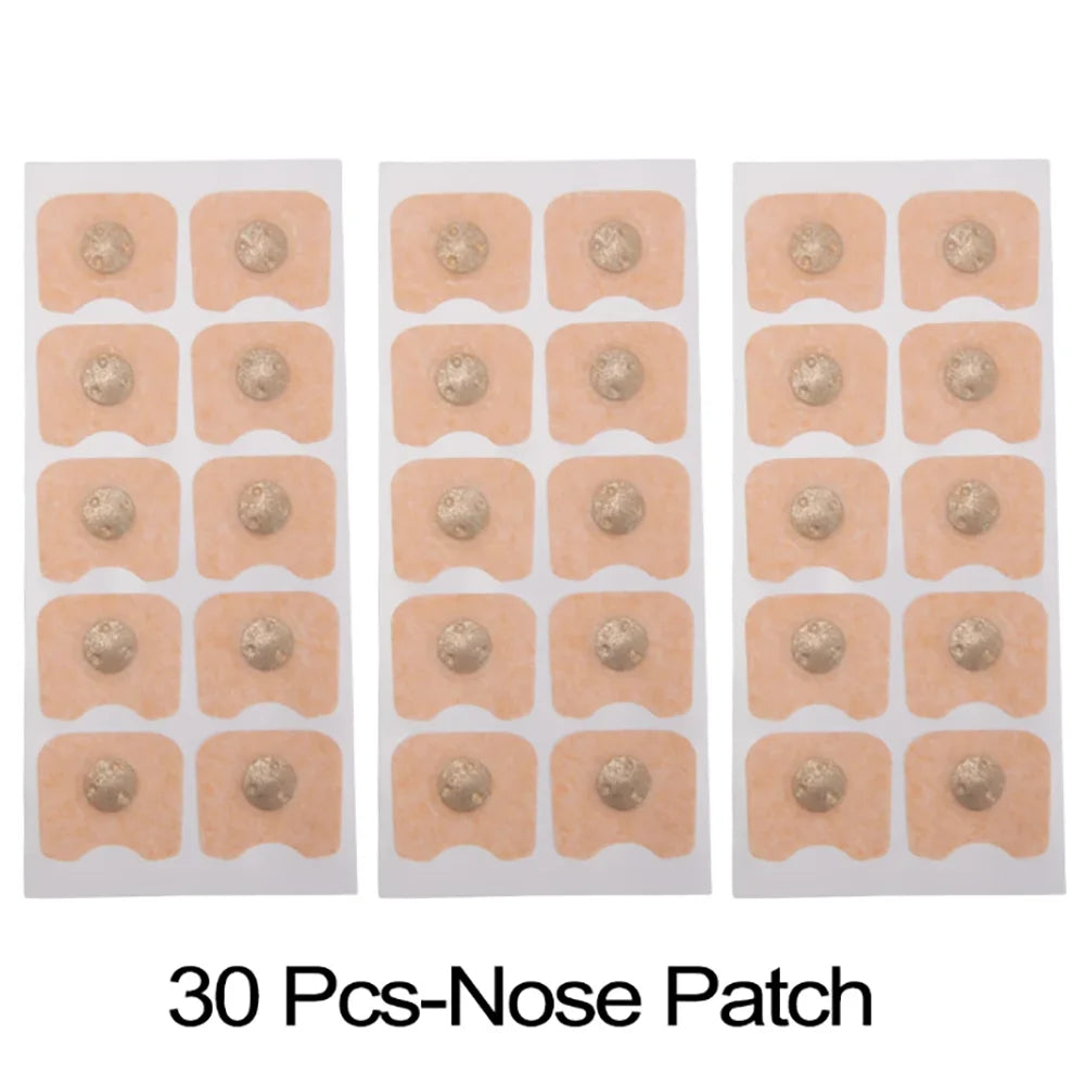 10/100/200 Pcs Nose Patches Magnetic Suction Iron Nasal Strips Increase Air Improve Sleep Quality Reduce Snoring Tools