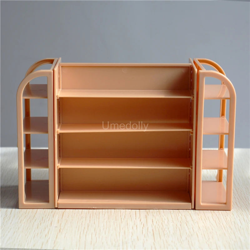 1:6 Scale Miniature Dollhouse Supermarket Shelf Mini Food Snack Beverage for Blyth BJD Doll Accessories Toy