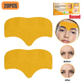 100-10pcs Collagen Forehead Wrinkle Patch Face Mask Head Lines Remover Masks Lifting Anti-Aging Stickers Skin Care Beauty