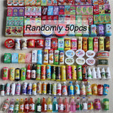 1:6 Scale Miniature Dollhouse Supermarket Shelf Mini Food Snack Beverage for Blyth BJD Doll Accessories Toy