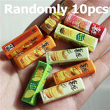 1:6 Scale Miniature Dollhouse Supermarket Shelf Mini Food Snack Beverage for Blyth BJD Doll Accessories Toy