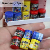 1/6 Scale Miniature Dollhouse Supermarket Store Food Mini Snacks Drinks for Doll Blyth BJD Accessories Toy
