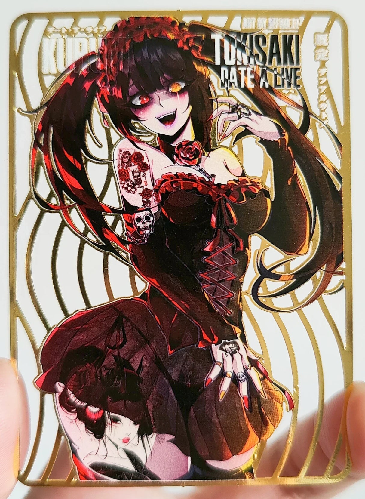 28PC/Set Anime Goddess Story DIY ACG Tsunade Albedo Kurumi Sexy Metal Card Collectible Cards Boys Play Toys Birthday Gifts