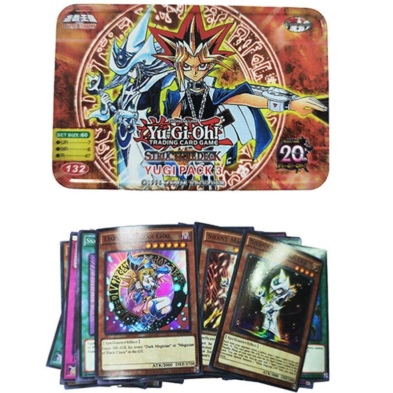 Yu Gi Oh Cards EXODIA PACK Card English Holographic Golden White Dragon Duel Game Collection Card with Tin Box