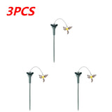 Solar Powered Flying Wobble Solar Flying Bird Butterfly Artificial Fake Hummingbird Dancing Fluttering Butterflies Garden Decor