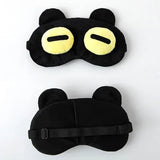 1Pc Cotton Cartoon Face Sleep Eye Mask Cute Funny Eye Cover Sleeping Mask Travel Rest Eye Band Kids Beauty Health Blindfold
